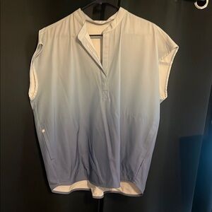 Figs Gradient Blue Women's Blouse